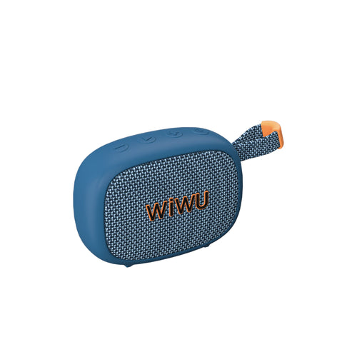 Altavoz Bluetooth portátil WiWU GO Fun H1 IPX6 con base magnética – Azul